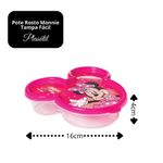 Kit Lancheira Infantil Minnie Disney 5 Peças Pote, Copo E Talheres - Tuut