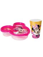 Kit Copo E Pote Multiuso Infantil Minnie Mouse Disney 300ml - Tuut