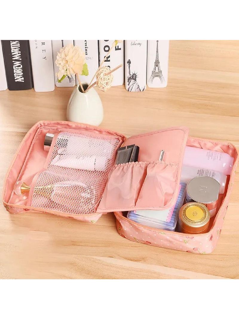 Maleta Necessaire Cosmeticos Frasqueira De Viagem Bolsa Maquiagem Organizador Academia Mala Multiuso