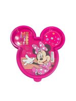 Kit Copo 3d Com Canudo 360ml E Pote Com Tampa Rosto Minnie Mouse Disney