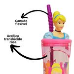 Jogo Refeição Infantil Princesas Disney 3 Peças Prato, Tigela E Copo Melamina - Tuut