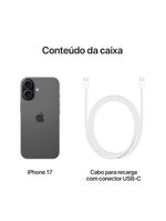 Apple iphone 17 512gb 6,3" 48mp preto