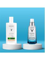 Vichy kit - protetor solar facial sem cor fps60 + sérum facial fortalecedor
