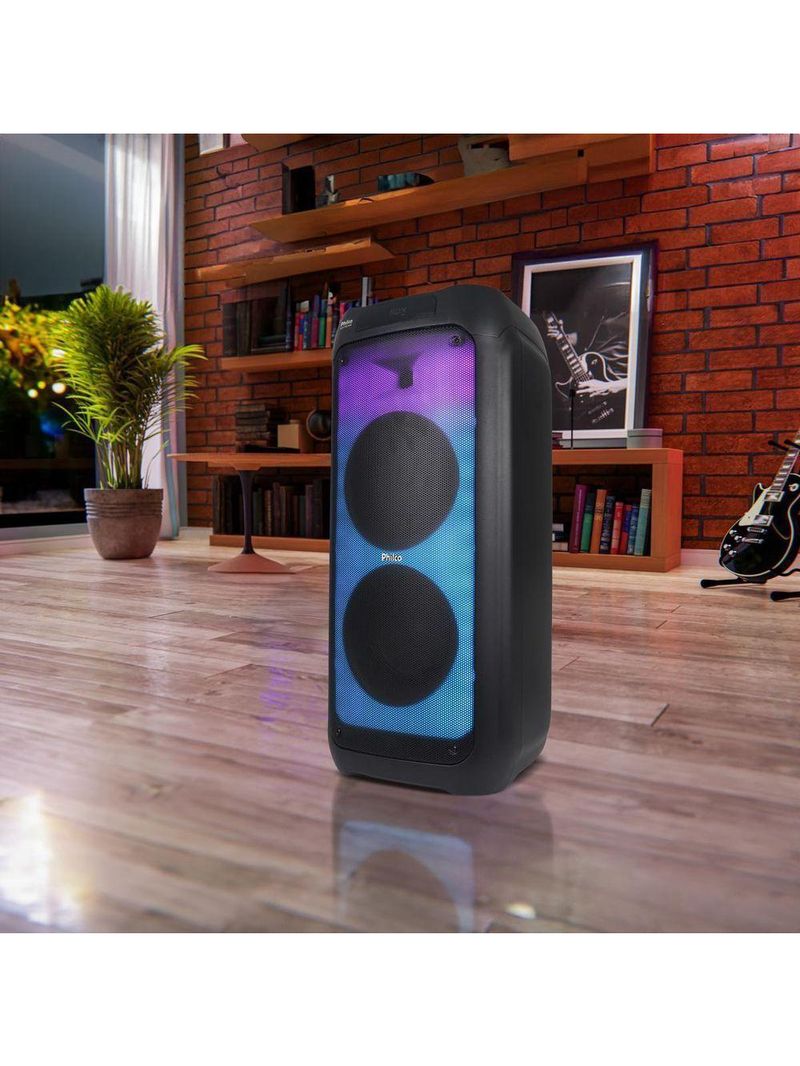 Caixa de Som Amplificada Philco 1500W Bluetooth V53 PCX10100 Bivolt