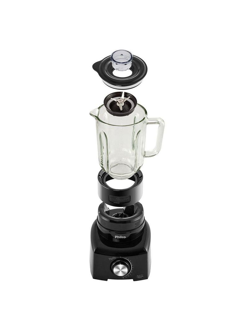 Liquidificador Philco PLQ1350 Turbo Glass Pro Maxx 6 1200W 220V