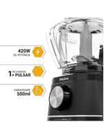 Processador Philco 420W Jarra Para 500ml PMN04A 220V