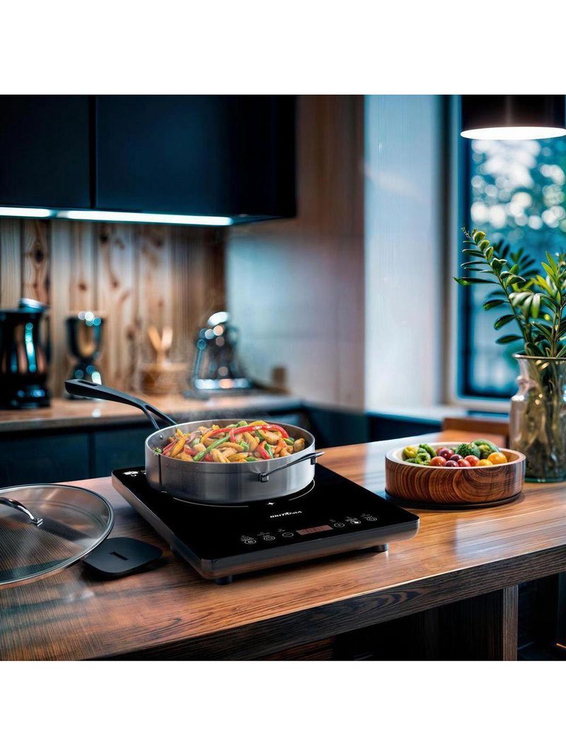Cooktop de Indução Britânia Portátil Painel Touch BCTE10A 110V