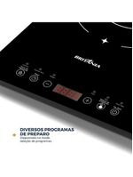 Cooktop De Indução Britânia Portátil Painel Touch BCTE10A 220V