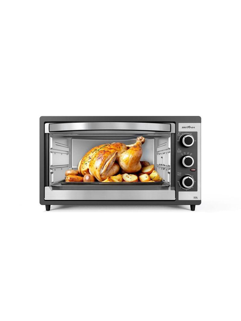 Forno Elétrico Britânia BFE55P Dupla Resistência 52L 110V