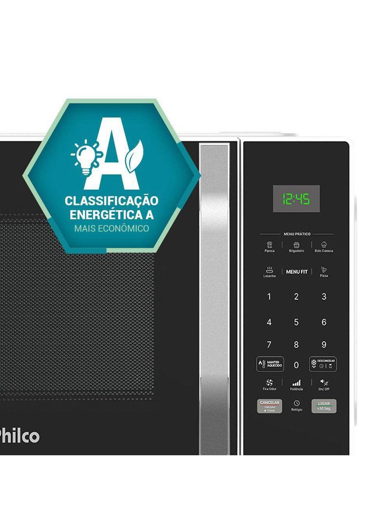 Micro-ondas 25L Philco Função Tira Odor 1100W PM27 220V