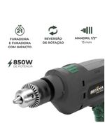 Furadeira Britânia BFUE04 Função impacto 850W 220V