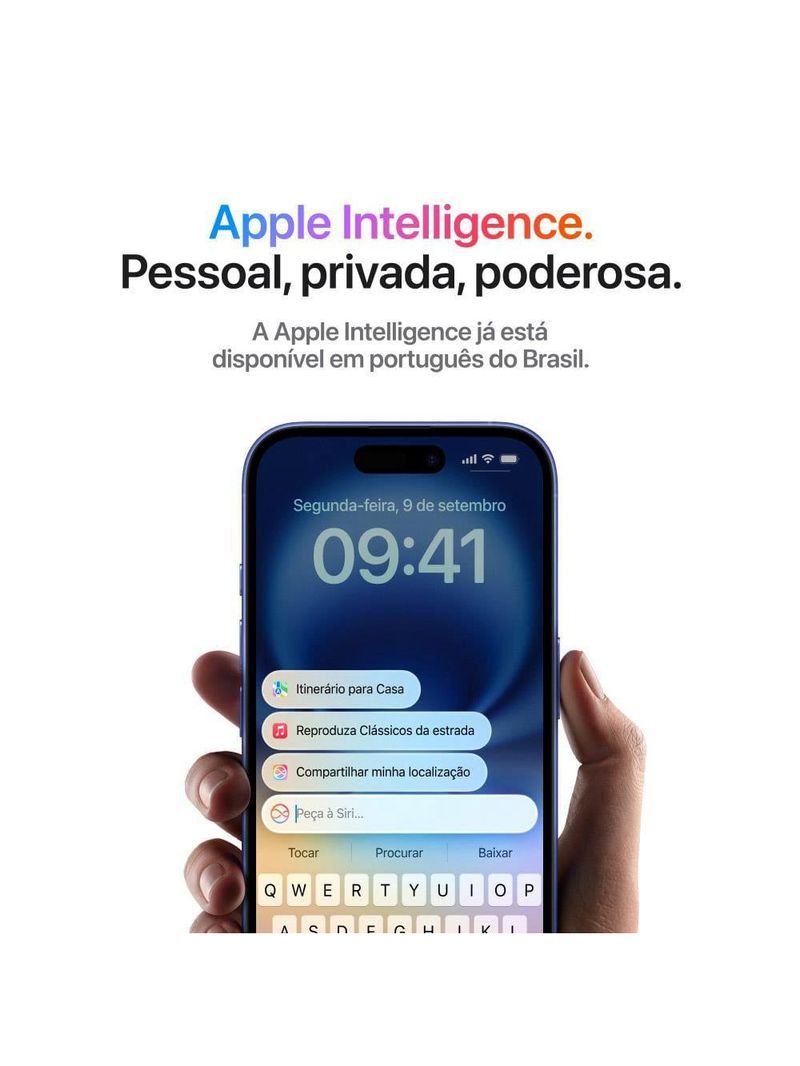 Apple iphone 16 128gb 6,1" 48mp preto