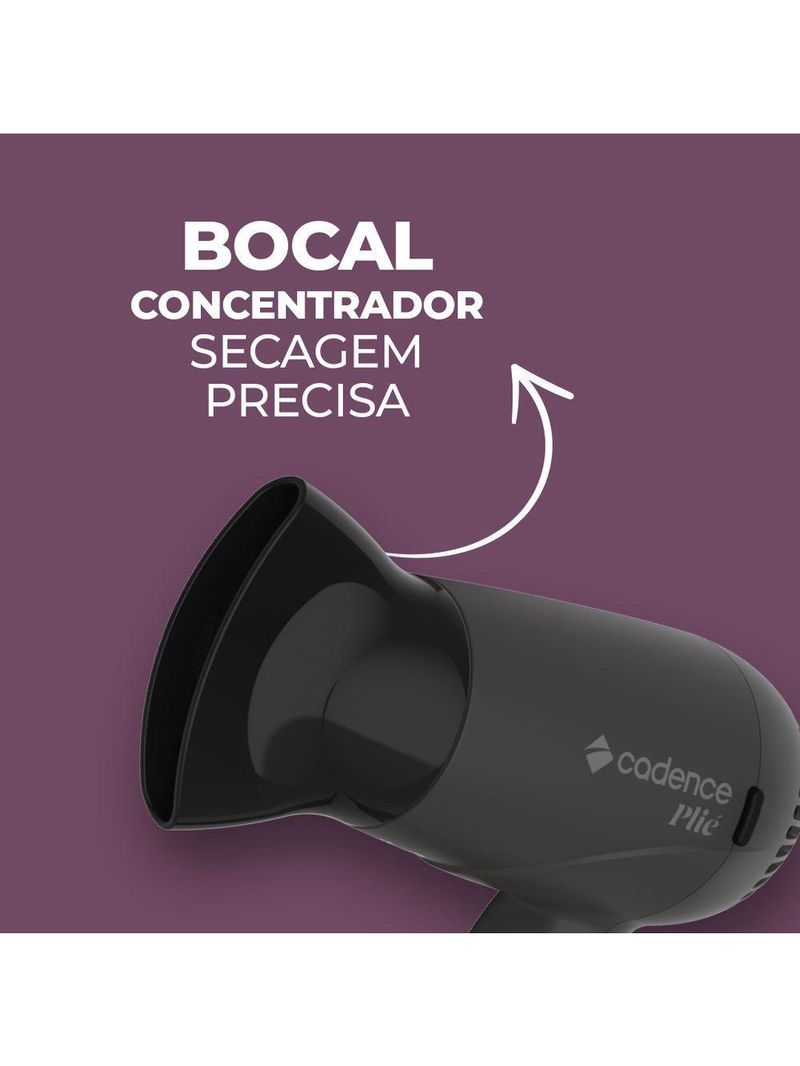 Secador De Cabelos Dobrável Cadence Plié Bivolt