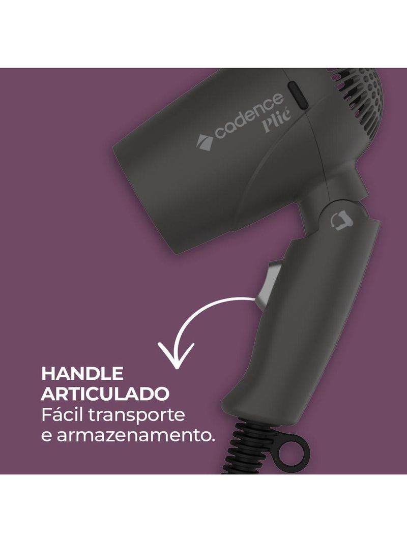 Secador De Cabelos Dobrável Cadence Plié Bivolt