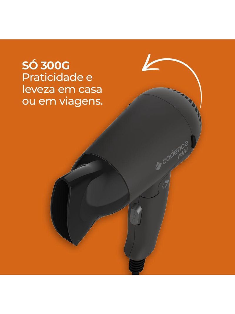 Secador De Cabelos Dobrável Cadence Plié Bivolt