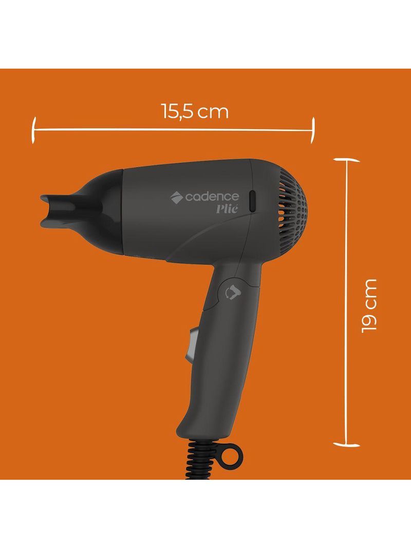 Secador De Cabelos Dobrável Cadence Plié Bivolt