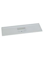 Pia De Cozinha Mármore Sintético 180x55cm Multimóveis CR20483 Off White