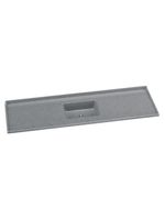 Pia De Cozinha Mármore Sintético 180x55cm Multimóveis CR20483 Cinza