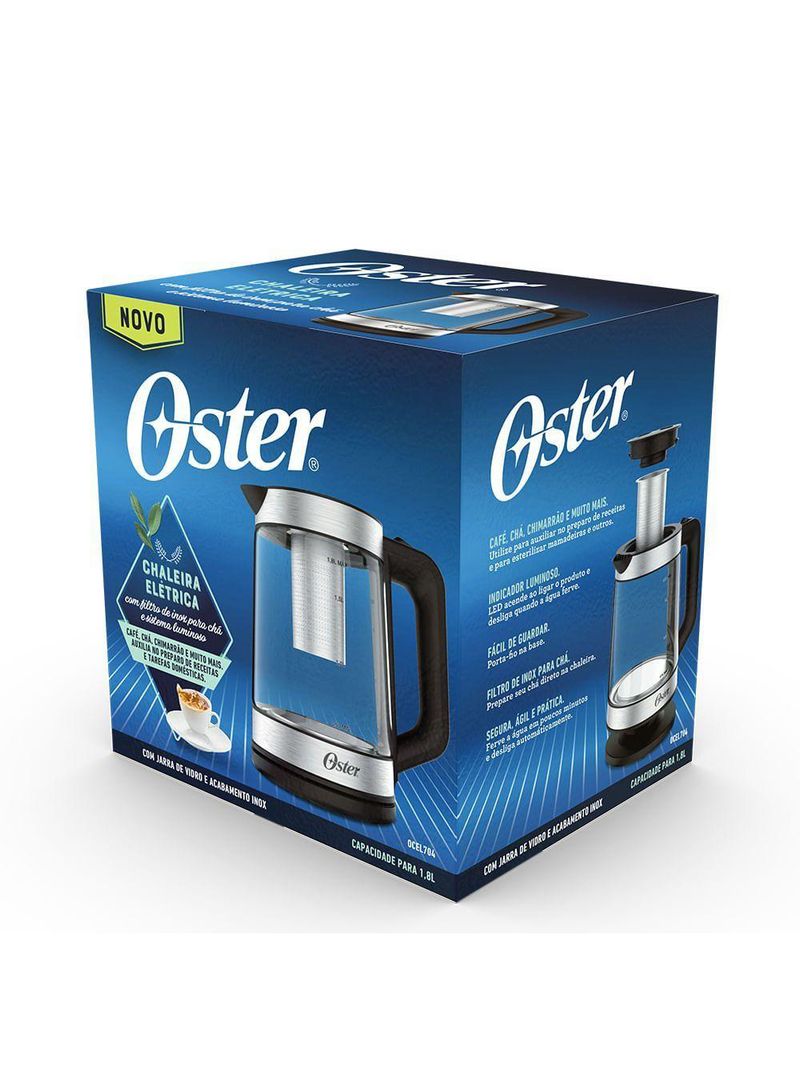 Chaleira Elétrica Oster Tea Com Infusor De Chá 1,8L 110V
