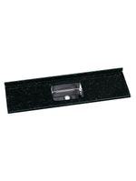 Pia De Cozinha Mármore Sintético 180x55cm Com Cuba Aço Inox Multimóveis CR20476 Preto