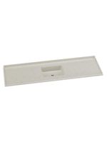 Pia De Cozinha Mármore Sintético 180x55cm Multimóveis CR20483 Travertino