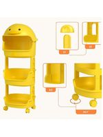 Estante Infantil Caixa Organizadora Bau Brinquedos Porta Treco Com Rodas Armario Gavetas Carrinho Quarto Sala