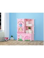 Guarda Roupa Modular Infantil Estante Prateleira Organizador De Brinquedos Sapateira 6 Nichos Kangur