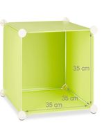 Armario Guarda Roupas Infantil Organizador Modular Portatil Brinquedos Sapatos Estante Compacto 8 Portas Empilhavel