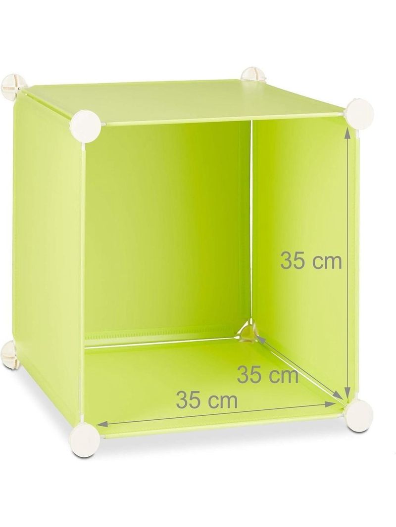 Armario Guarda Roupas Infantil Organizador Modular Portatil Brinquedos Sapatos Estante Compacto 8 Portas Empilhavel