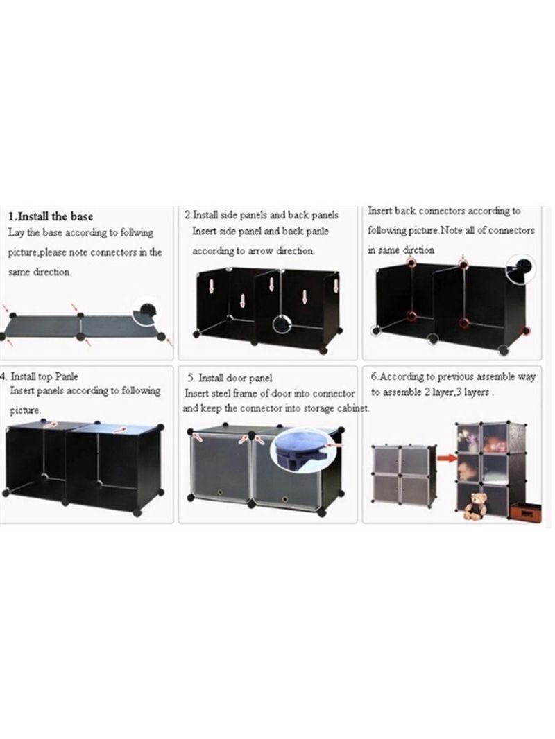 Guarda Roupa Infantil Organizador De Brinquedos Portatil Castelo Sapateira Modular Kangur