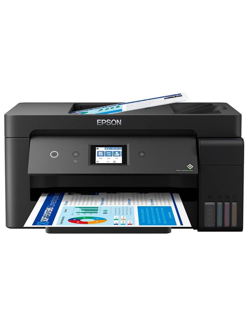 Multifuncional tanque de tinta epson ecotank l14150 wireless - impressora, copiadora, scanner, fax