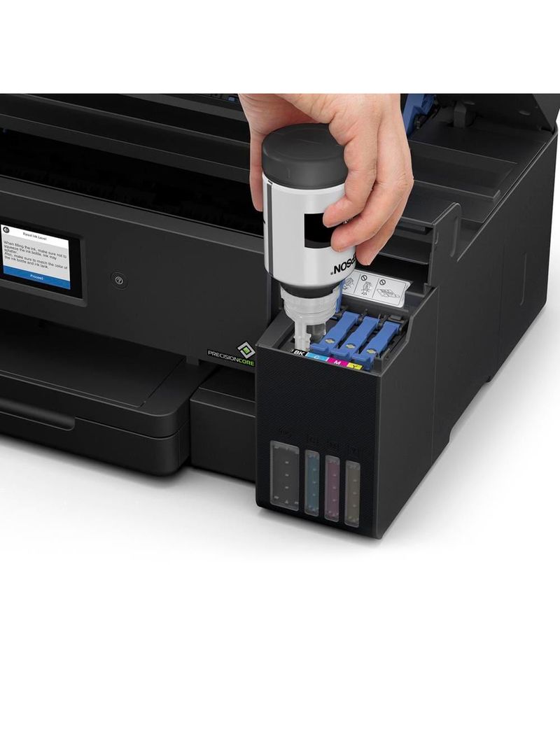 Multifuncional tanque de tinta epson ecotank l14150 wireless - impressora, copiadora, scanner, fax
