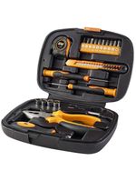 Kit de ferramentas manuais wap mkf21 com trena, chaves, estilete, alicate, maleta – 21 peças