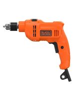 Furadeira de impacto black+decker bed710450 3/8” 450w empunhadura ergonômica gatilho anatômico laranja e preta