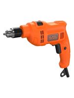 Furadeira de impacto black+decker bed710450 3/8” 450w empunhadura ergonômica gatilho anatômico laranja e preta