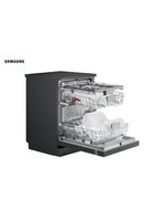 Lava-louças samsung black inox com 14 serviços, limpeza silenciosa e display led - 220v