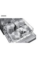 Lava-louças samsung black inox com 14 serviços, limpeza silenciosa e display led - 220v