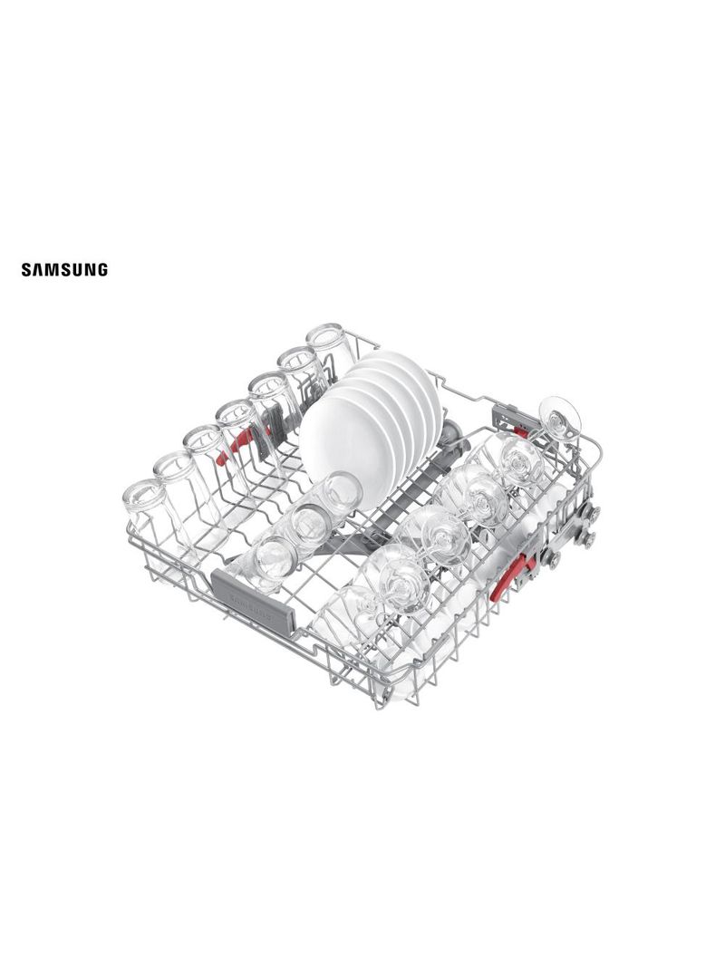Lava-louças samsung black inox com 14 serviços, limpeza silenciosa e display led - 220v