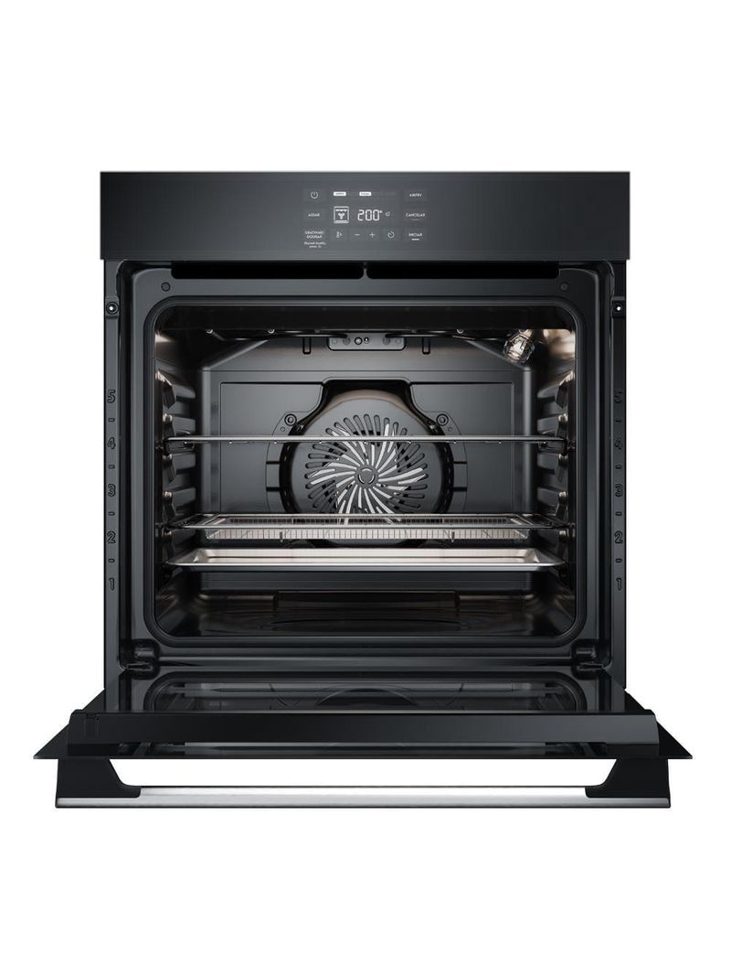 Forno de embutir elétrico electrolux oe8ea 80l experience air fryer, perfectcook360 e painel touch