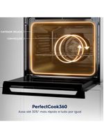 Forno de embutir elétrico electrolux oe8ea 80l experience air fryer, perfectcook360 e painel touch