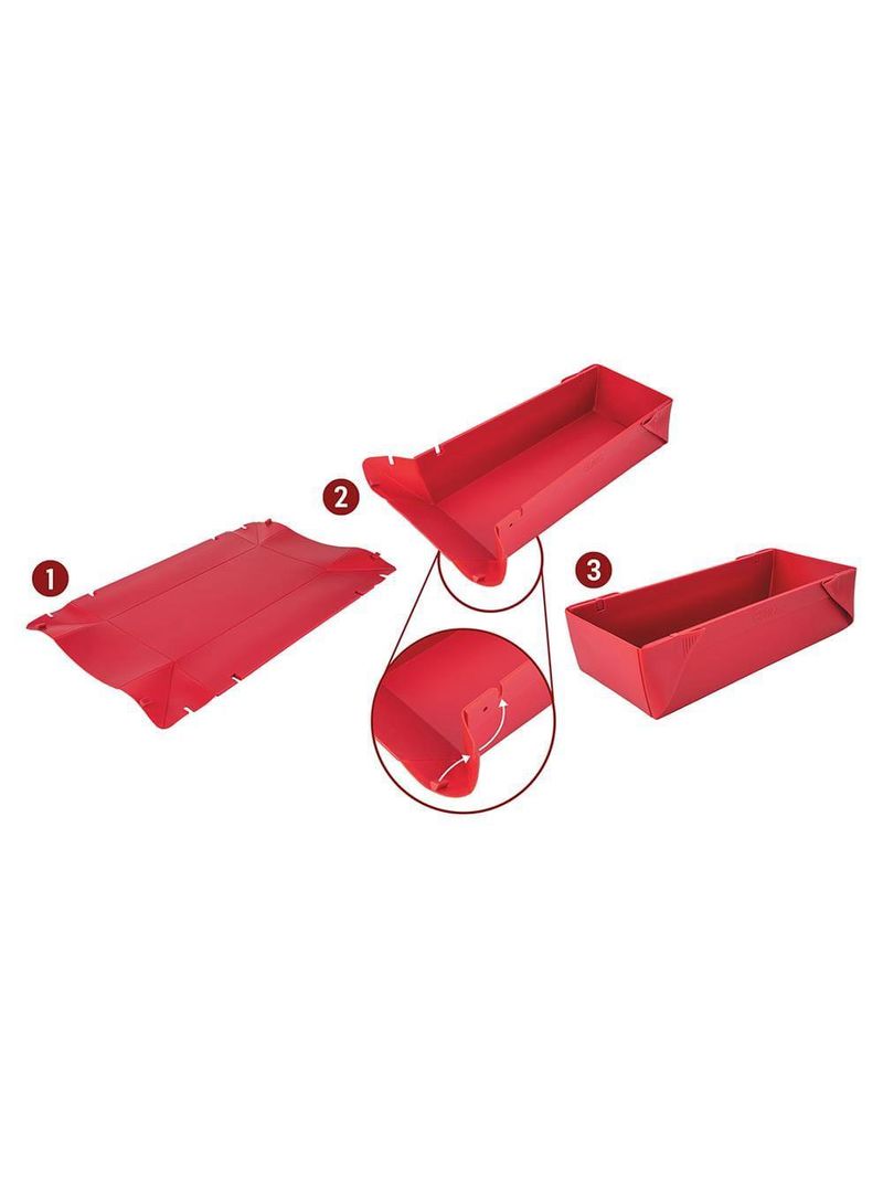 Forma de silicone euro home desmontável 28,5x13,5 cm