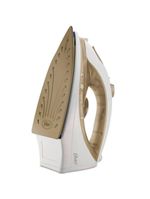 Ferro de passar a vapor base antiaderente com spray oster 5907 – dourado/branco