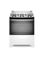 Fogão 5 bocas electrolux fe5iw efficient perfectcook vaporbake bivolt branco