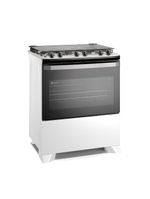 Fogão 5 bocas electrolux fe5iw efficient perfectcook vaporbake bivolt branco