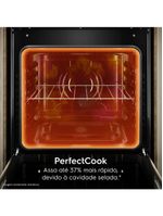 Fogão 4 bocas electrolux fe4gb efficient mesa de vidro perfectcook bivolt preto