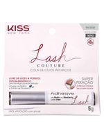Cola para cílios postiços kiss ny - lash couture 48h incolor