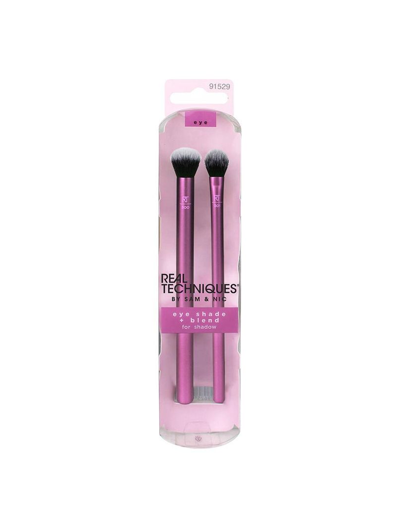 Real techniques eye shade + blend kit - 2 pincéis olhos
