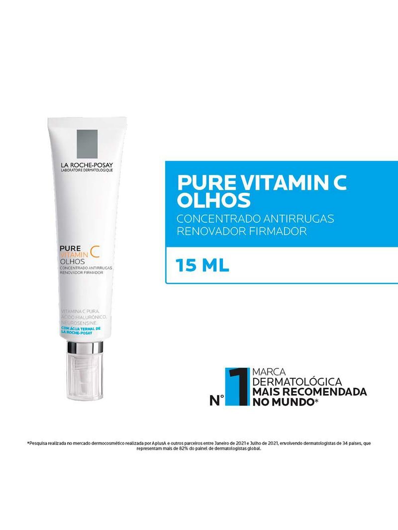 Creme anti-idade la roche-posay pure vitamin c olhos