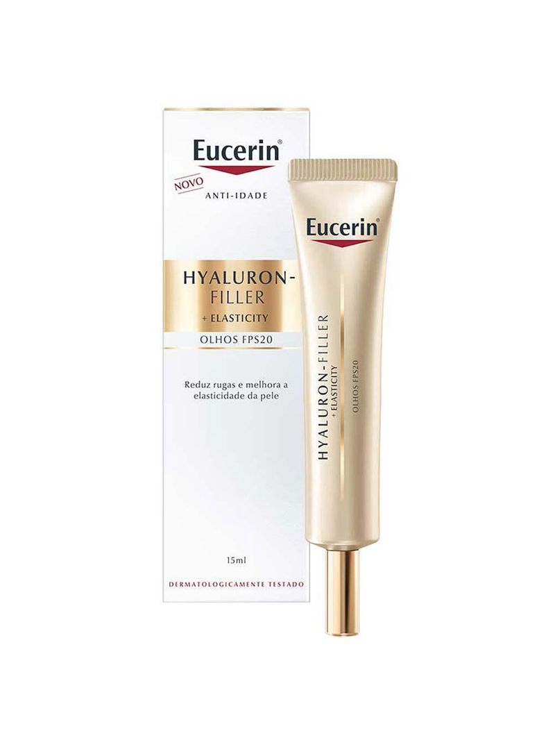 Creme de olhos antirugas eucerin hyaluron-filler + elasticity fps20