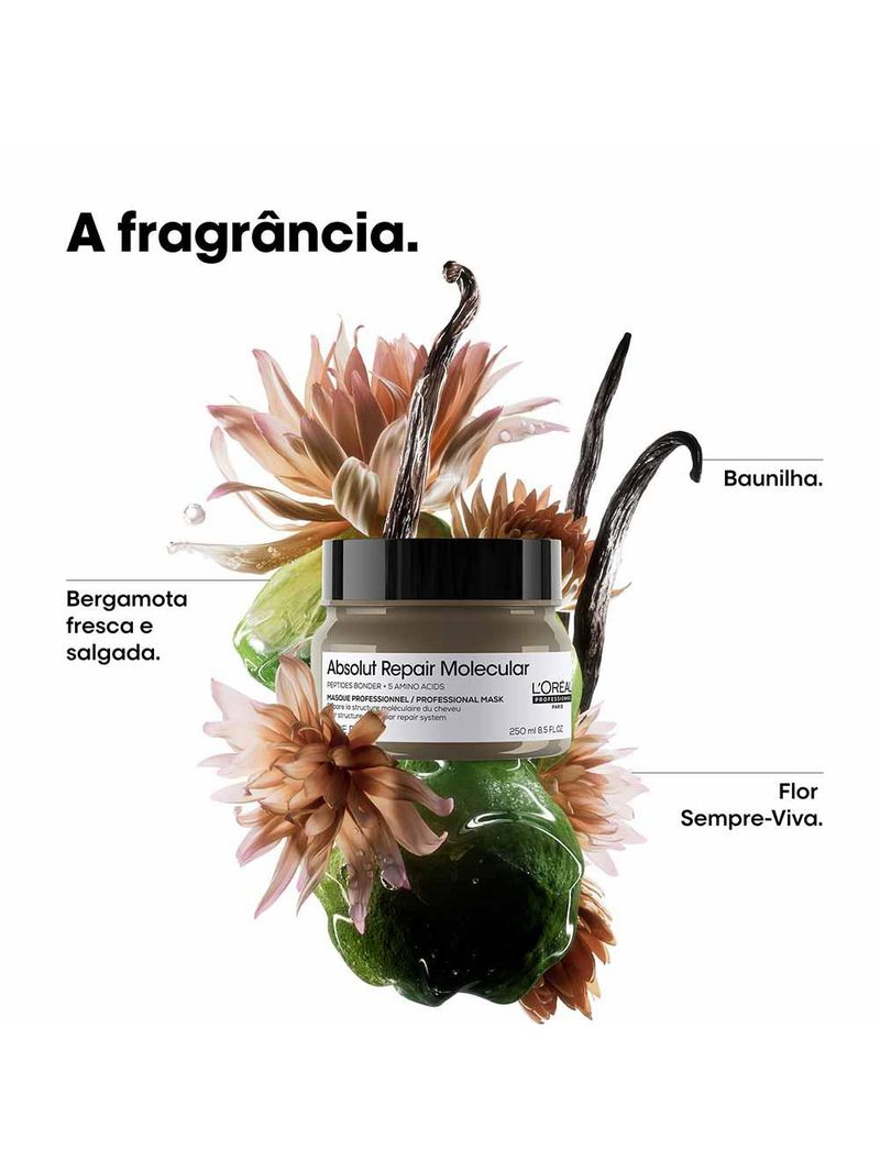 Absolut repair molecular kit – shampoo 300ml + máscara 75ml l’oreal professionnel